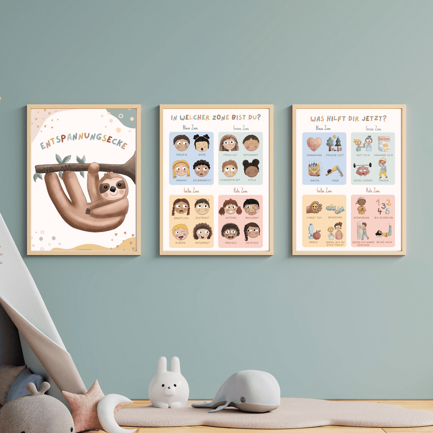 Posterset „Entspannungsecke“ Digitaler Download