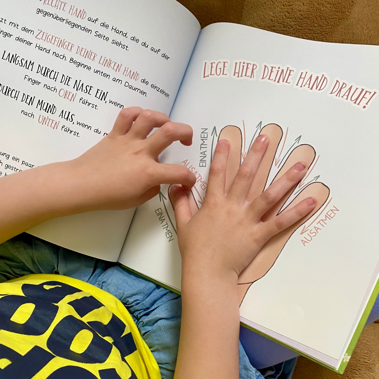 „Atme dieses Buch“ - Mitmachbuch zum Entspannen